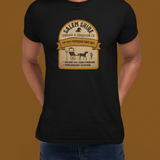 Salem Shire Carriage & Expedition Co. T-Shirt | Vintage Salem Witch Trials Parody Graphic Tee, Funny Gallows Hill Halloween Tour Shirt