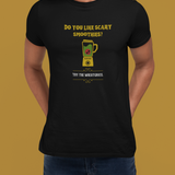 Scary Smoothies Wheatgrass Graphic Tee, Funny Sarcastic Wellness Parody Halloween Shirt
