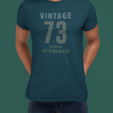 Vintage 73 Retro Sunbaked T-Shirt Faded Distressed Aesthetic Premium Tee