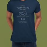 Gary's Interstate Freight Distressed Parody Tee Funny Sunbaked Retro Trucker T-Shirt