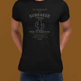 Department of Sunbaked Control Retro Tee Funny Cactus Faded Distressed T-Shirt
