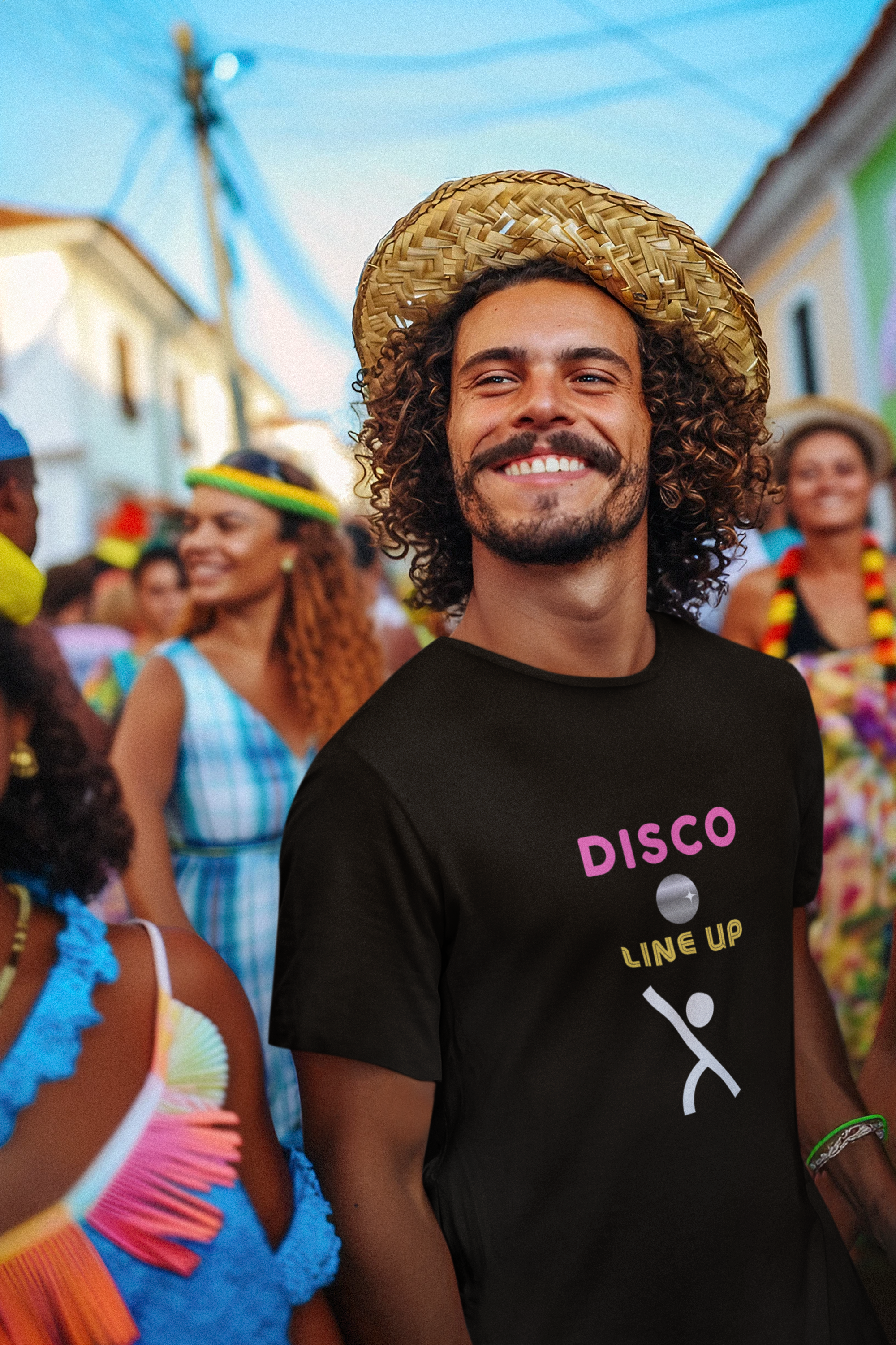 Minimalist Parody Unisex Tee - Saturday Night Fever Shapes