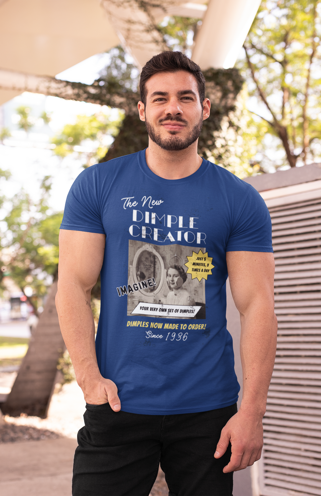 Vintage Ad Dimple Maker, Absurd 1936 Device