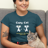 Copy Cat: Prepare for the Hiss-Off Tee Mid-Century Modern Multi-Cat Household Graphic Shirt
