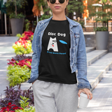 Disc Dog Minimalist Graphic Tee, Proud Sports Parent Retro Dog T-Shirt