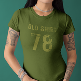Old Shirt 78 Vintage Graphic T-Shirt Sarcastic Retro Sports Number Tee