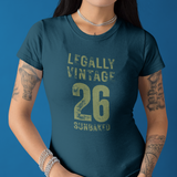 Legally Vintage 26 T-Shirt Funny current yet retro tee