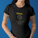 Shhh I Eat Cereal For Dinner Funny Graphic T-Shirt | Guilty Kick Confessions Collection