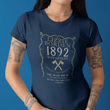 Lizzie Borden 1892 Not Guilty T-Shirt,  Dark Humor True Crime Satire Graphic Tee, Eighty-One Whacks Halloween Shirt
