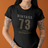 Vintage 73 Retro Sunbaked T-Shirt Faded Distressed Aesthetic Premium Tee