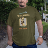 Technically Fifty Percent Banana, One Hundred Percent Bitter, Funny Sarcastic Fruit Parody T-Shirt - Guilty Kick Apparel