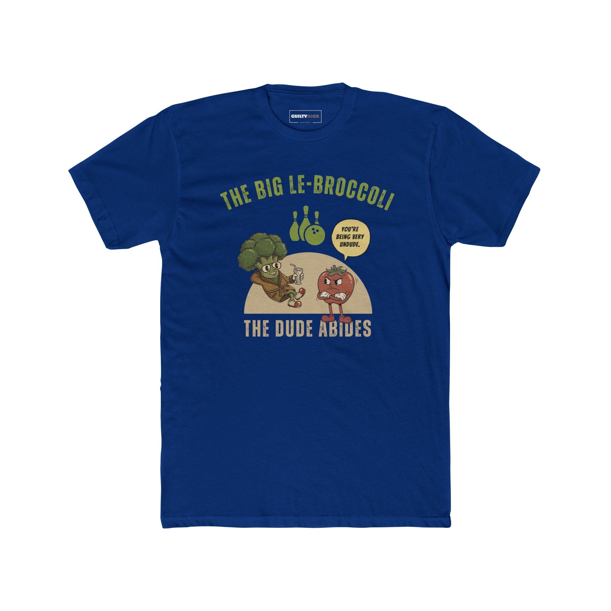 The Big Le - Broccoli T-Shirt | Funny Vintage Vegetable Parody Tee - Guilty Kick Apparel