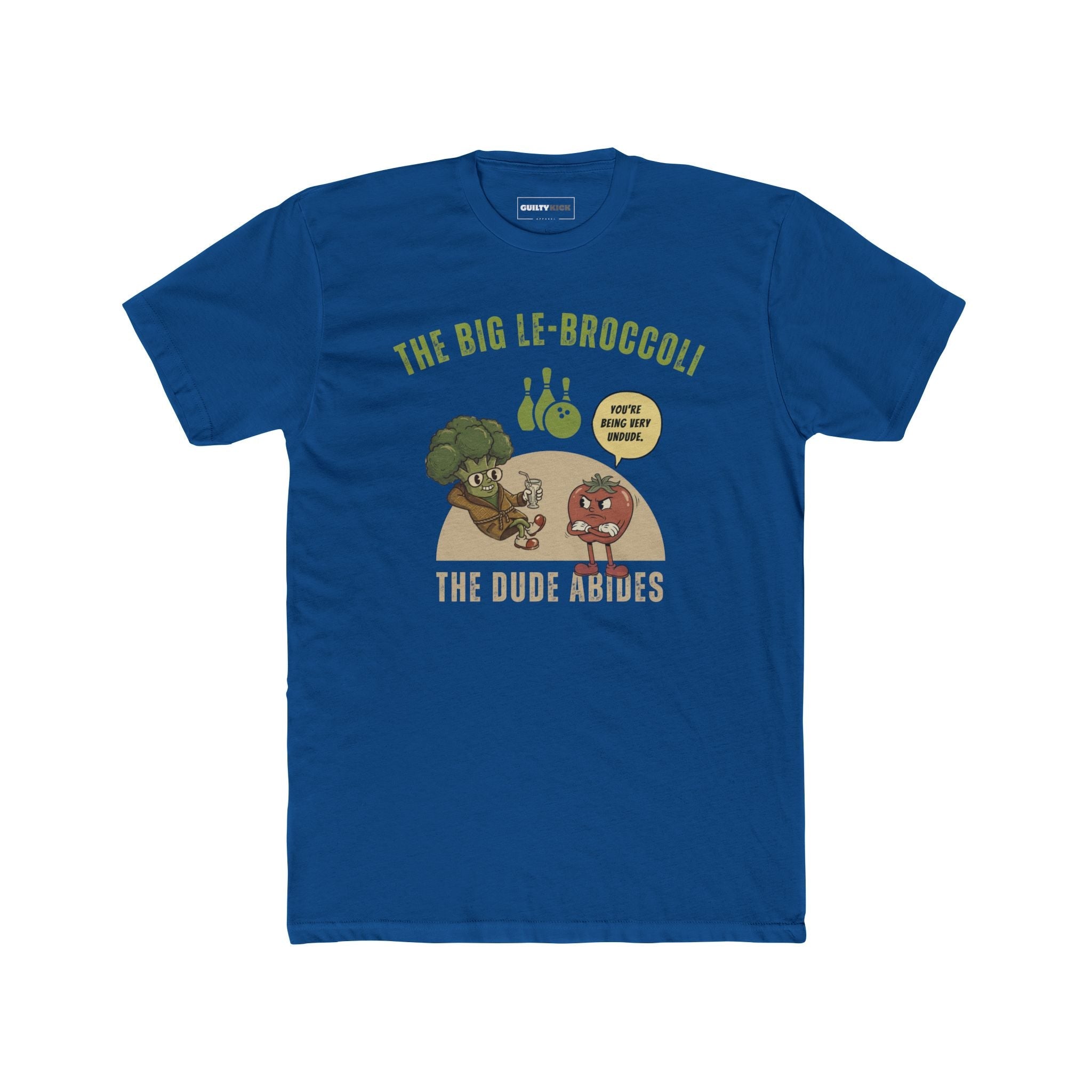 The Big Le - Broccoli T-Shirt | Funny Vintage Vegetable Parody Tee - Guilty Kick Apparel