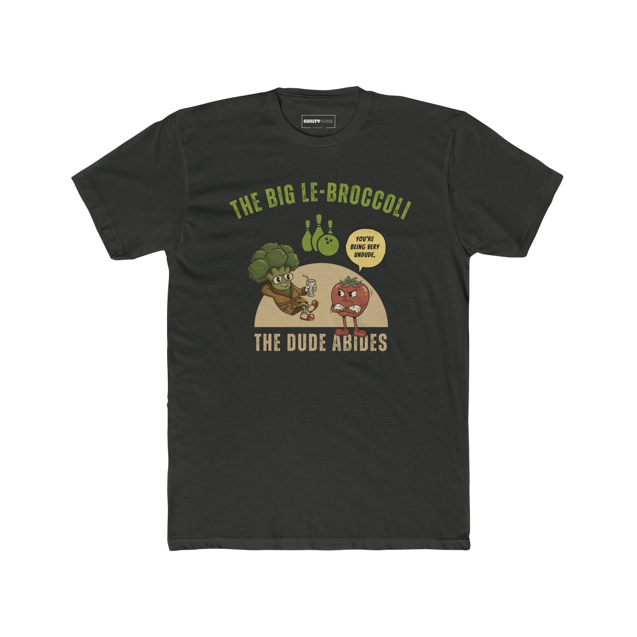 The Big Le - Broccoli T-Shirt | Funny Vintage Vegetable Parody Tee - Guilty Kick Apparel