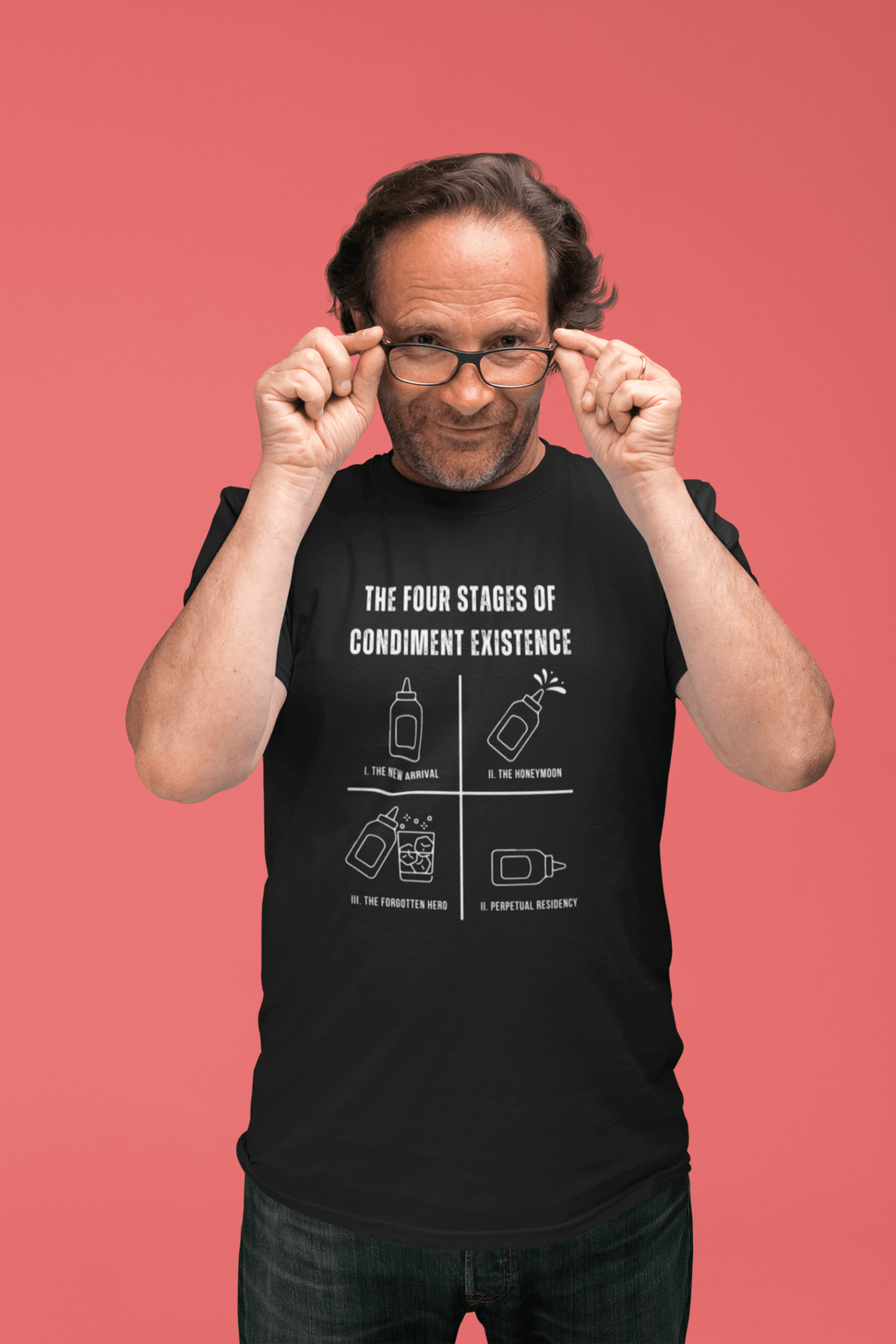 The Condiment Life Cycle: A Tragicomic Tee - Guilty Kick Apparel