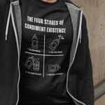 The Condiment Life Cycle: A Tragicomic Tee - Guilty Kick Apparel