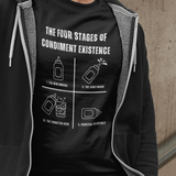 The Condiment Life Cycle: A Tragicomic Tee - Guilty Kick Apparel