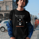 The Droog's Geometry Lesson Tee | Circles or Triangles, Eh? - Guilty Kick Apparel