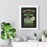 The Famous Appletini (Invented 1996) - Regret - Filled Retro Drink Poster - Guilty Kick Apparel