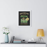 The Famous Appletini (Invented 1996) - Regret - Filled Retro Drink Poster - Guilty Kick Apparel