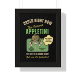 The Famous Appletini (Invented 1996) - Regret - Filled Retro Drink Poster - Guilty Kick Apparel