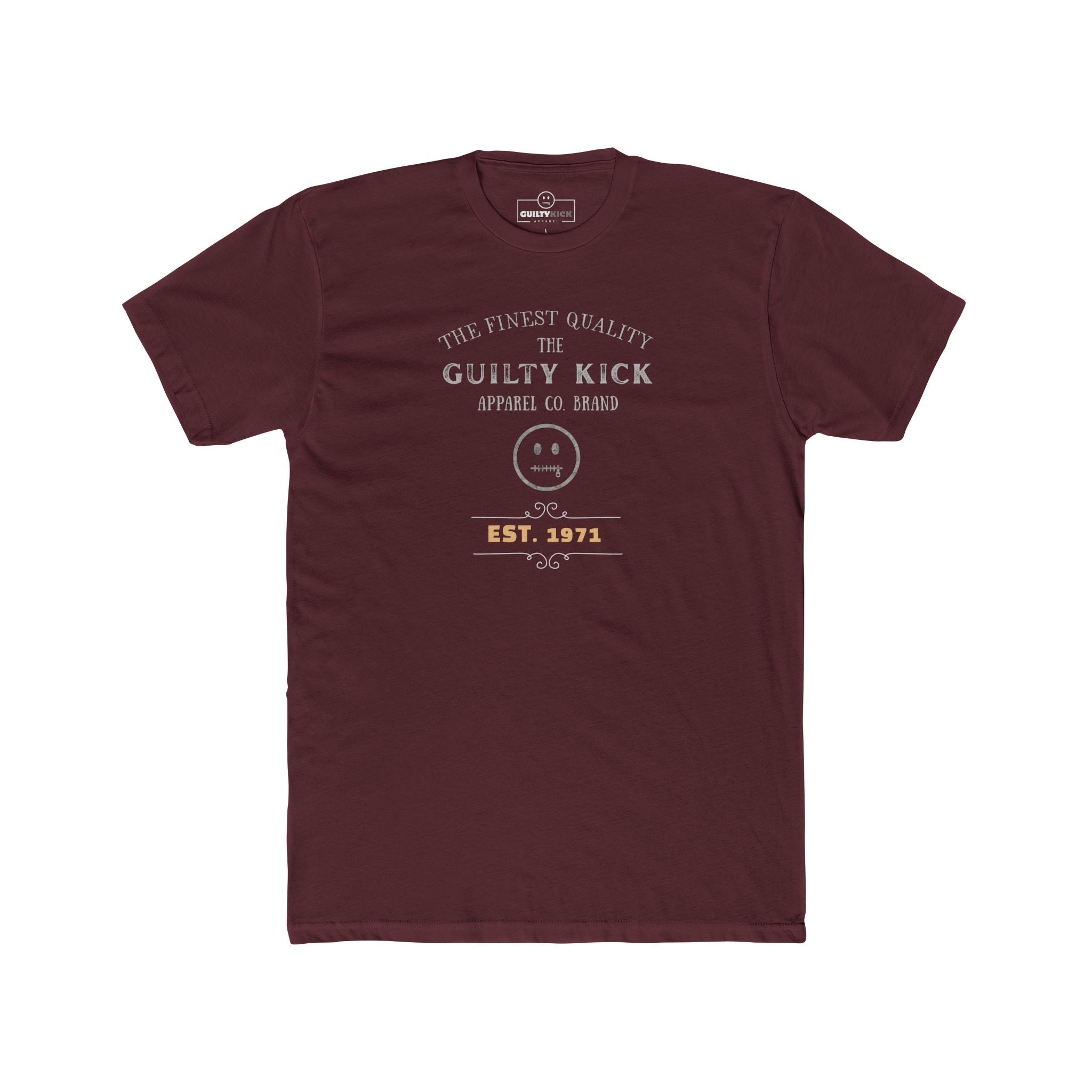 The Finest Quality "Guilty Kick" Est. 1971 Vintage Graphic T-Shirt, The Brand New Vintage Sunbaked Collection - Guilty Kick Apparel