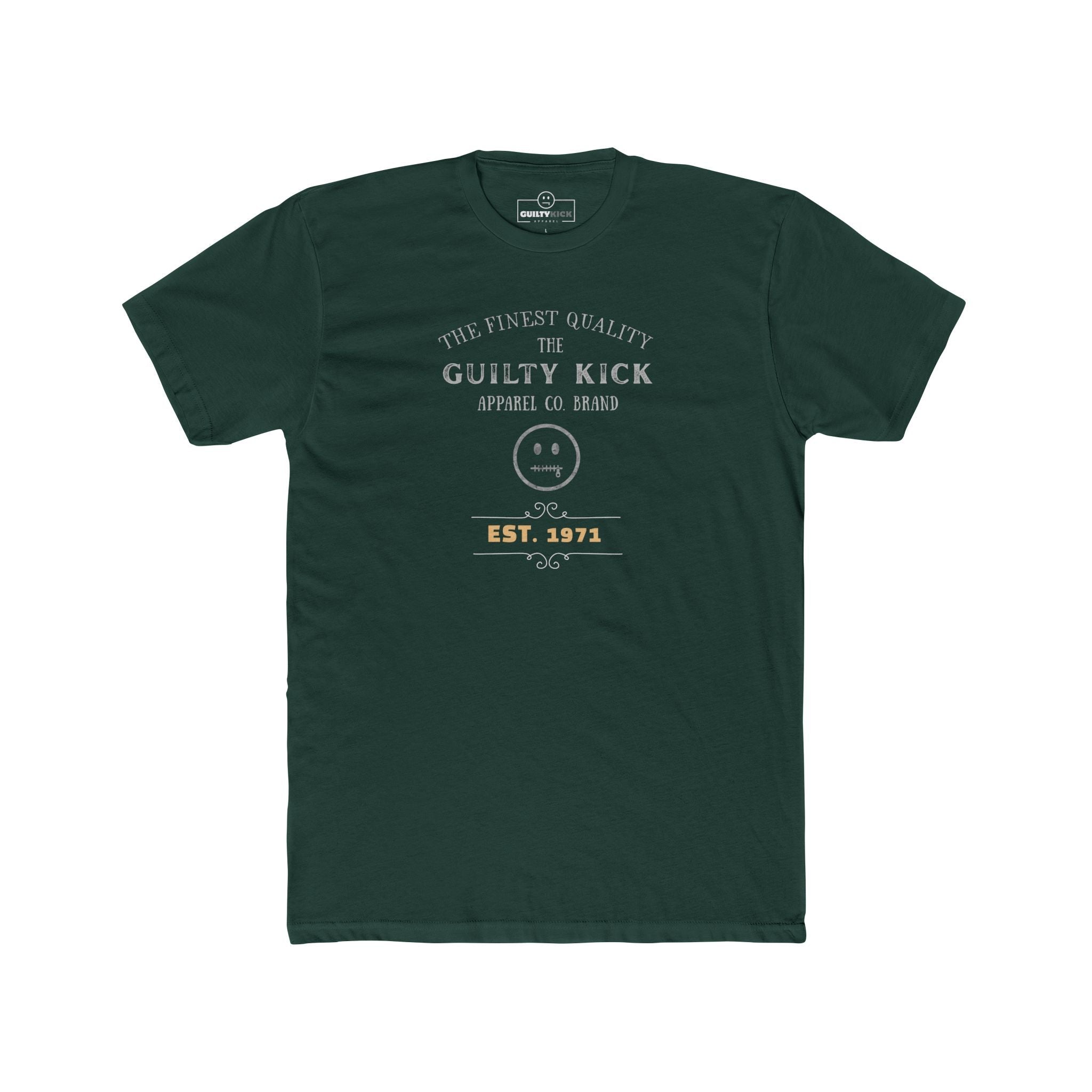 The Finest Quality "Guilty Kick" Est. 1971 Vintage Graphic T-Shirt, The Brand New Vintage Sunbaked Collection - Guilty Kick Apparel