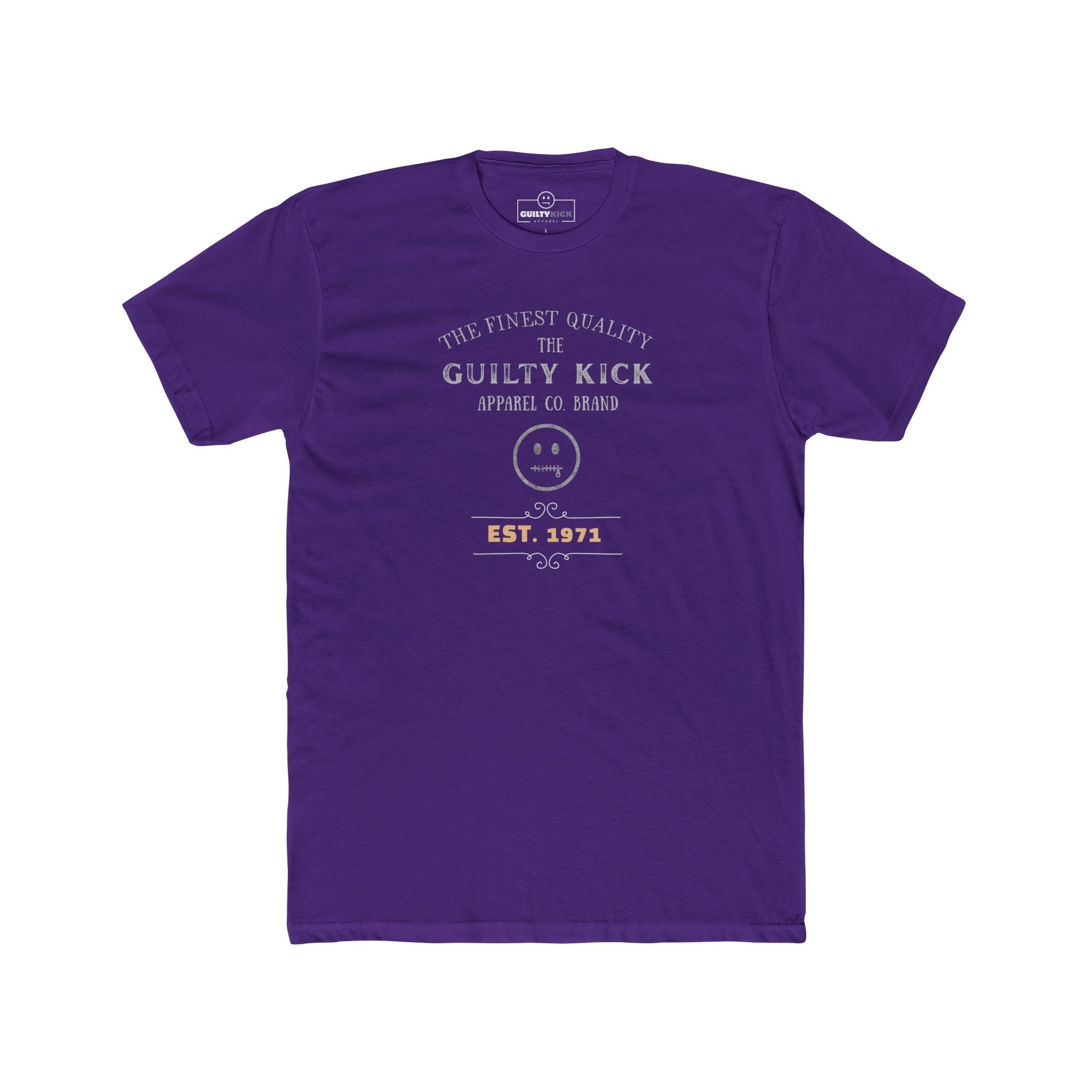 The Finest Quality "Guilty Kick" Est. 1971 Vintage Graphic T-Shirt, The Brand New Vintage Sunbaked Collection - Guilty Kick Apparel