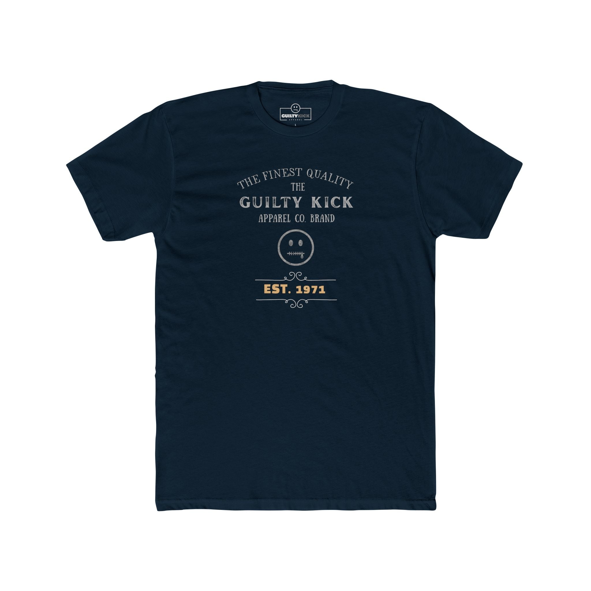 The Finest Quality "Guilty Kick" Est. 1971 Vintage Graphic T-Shirt, The Brand New Vintage Sunbaked Collection - Guilty Kick Apparel