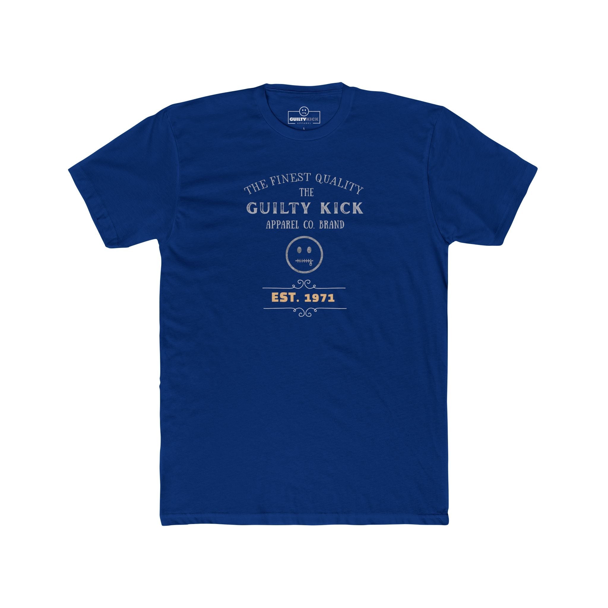 The Finest Quality "Guilty Kick" Est. 1971 Vintage Graphic T-Shirt, The Brand New Vintage Sunbaked Collection - Guilty Kick Apparel