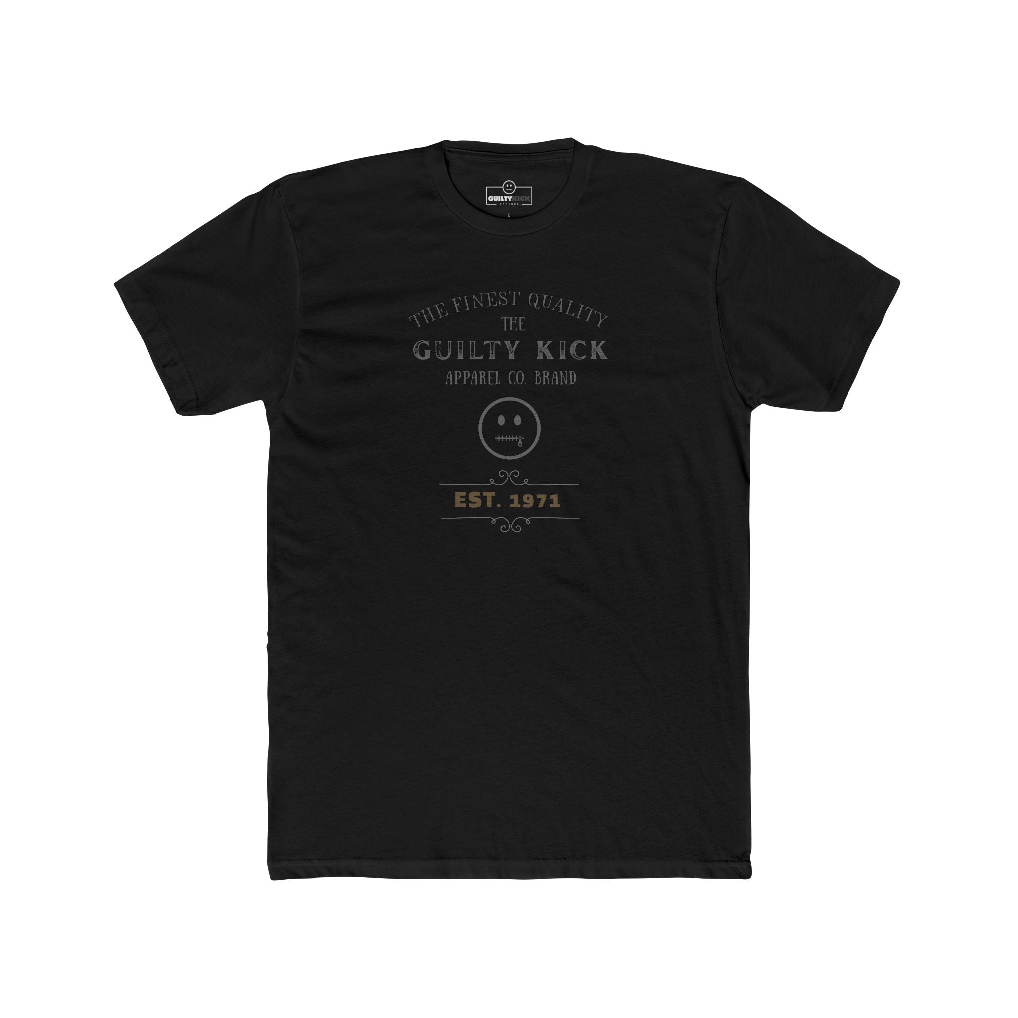 The Finest Quality "Guilty Kick" Est. 1971 Vintage Graphic T-Shirt, The Brand New Vintage Sunbaked Collection - Guilty Kick Apparel