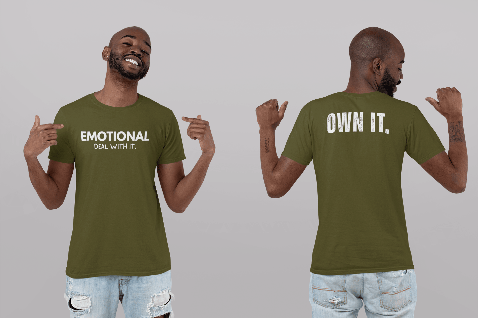 The "High - Functioning Feeling" Emotional Identity Tee - Guilty Kick Apparel
