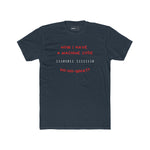 The "Ho - Ho - What?" Programmer Holiday Action Movie Parody Tee - Guilty Kick Apparel