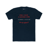 The "Ho - Ho - What?" Programmer Holiday Action Movie Parody Tee - Guilty Kick Apparel