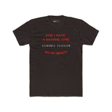 The "Ho - Ho - What?" Programmer Holiday Action Movie Parody Tee - Guilty Kick Apparel