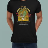 The Ol' Boot - Liquor Cafe T-Shirt: Red Hot Texas Chili | Funny Vintage Diner Mascot Tee | We'll Bring Flowers to Your Funeral - Guilty Kick Apparel