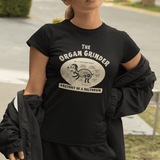 The Organ Grinder Retro Anatomy T-Shirt Vintage 1930s Cartoon Dog Meltdown Graphic Tee - Guilty Kick Apparel