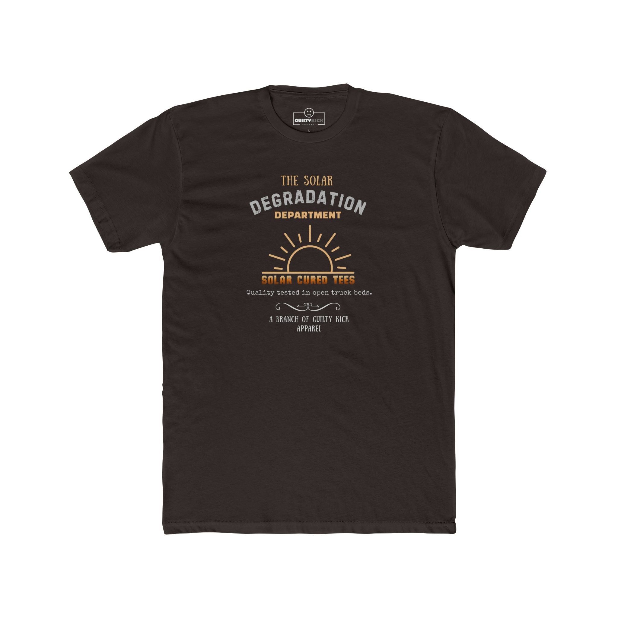 The Solar Degradation Department "Solar Cured Tees" Vintage Graphic T-Shirt, The Brand New Vintage Sun-Baked Collection - Guilty Kick Apparel