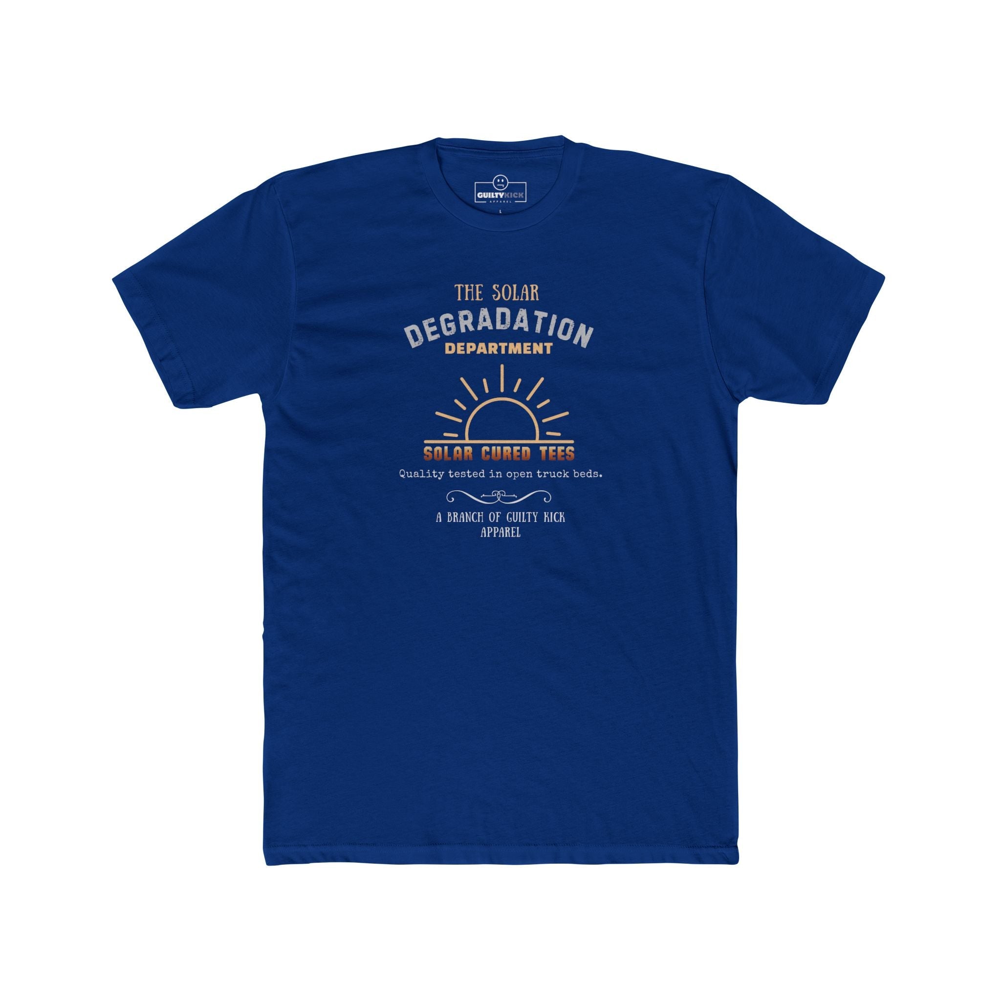 The Solar Degradation Department "Solar Cured Tees" Vintage Graphic T-Shirt, The Brand New Vintage Sun-Baked Collection - Guilty Kick Apparel