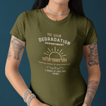 The Solar Degradation Department "Solar Cured Tees" Vintage Graphic T-Shirt, The Brand New Vintage Sun-Baked Collection - Guilty Kick Apparel