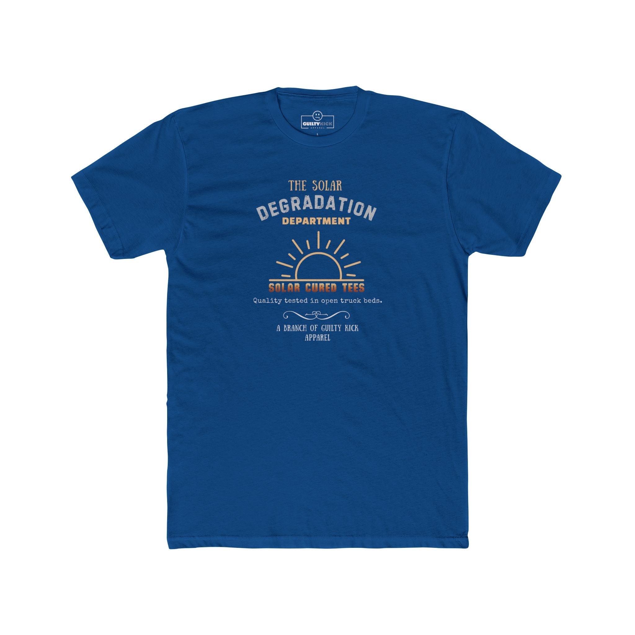 The Solar Degradation Department "Solar Cured Tees" Vintage Graphic T-Shirt, The Brand New Vintage Sun-Baked Collection - Guilty Kick Apparel
