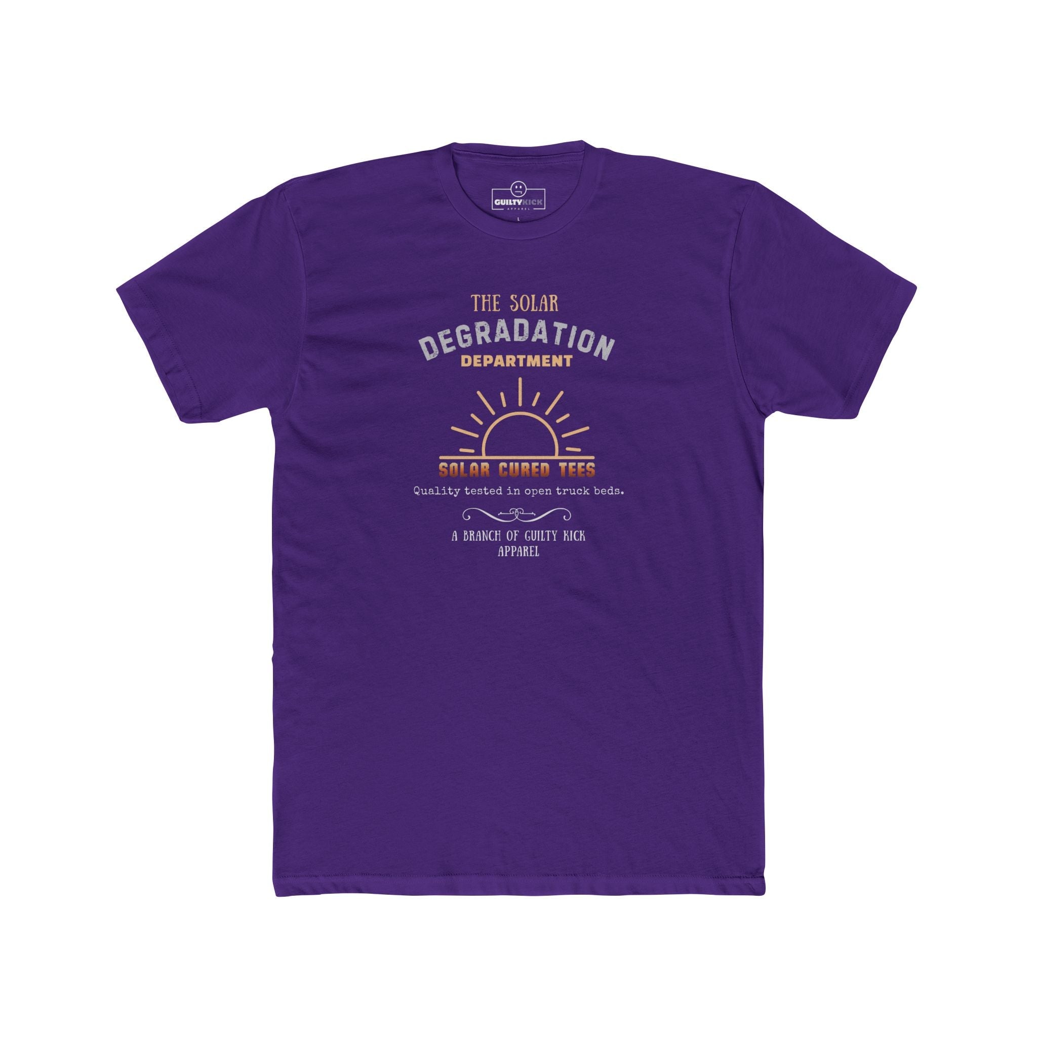 The Solar Degradation Department "Solar Cured Tees" Vintage Graphic T-Shirt, The Brand New Vintage Sun-Baked Collection - Guilty Kick Apparel