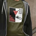 The Texas Triangle Massacre, Funny Minimalist Horror Movie Parody T-Shirt - Guilty Kick Apparel
