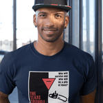 The Texas Triangle Massacre, Funny Minimalist Horror Movie Parody T-Shirt - Guilty Kick Apparel