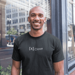 The [X] Close Anti - Social Graphic Tee - Funny Introvert Shirt - Guilty Kick Apparel