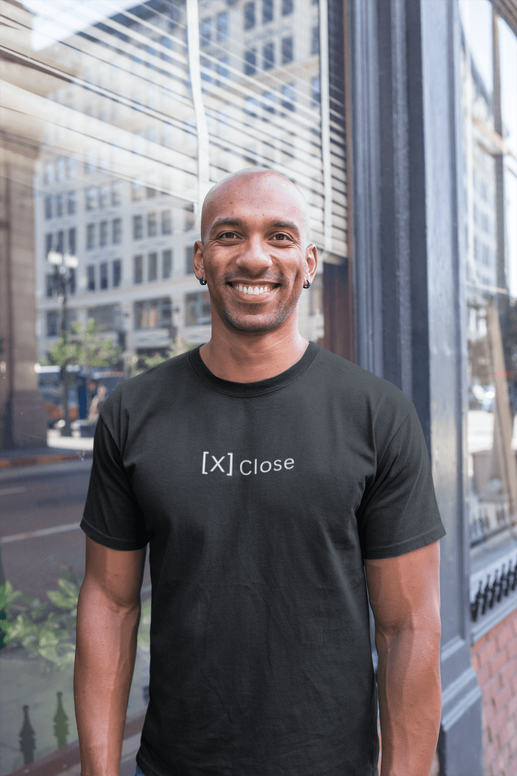 The [X] Close Anti - Social Graphic Tee - Funny Introvert Shirt - Guilty Kick Apparel