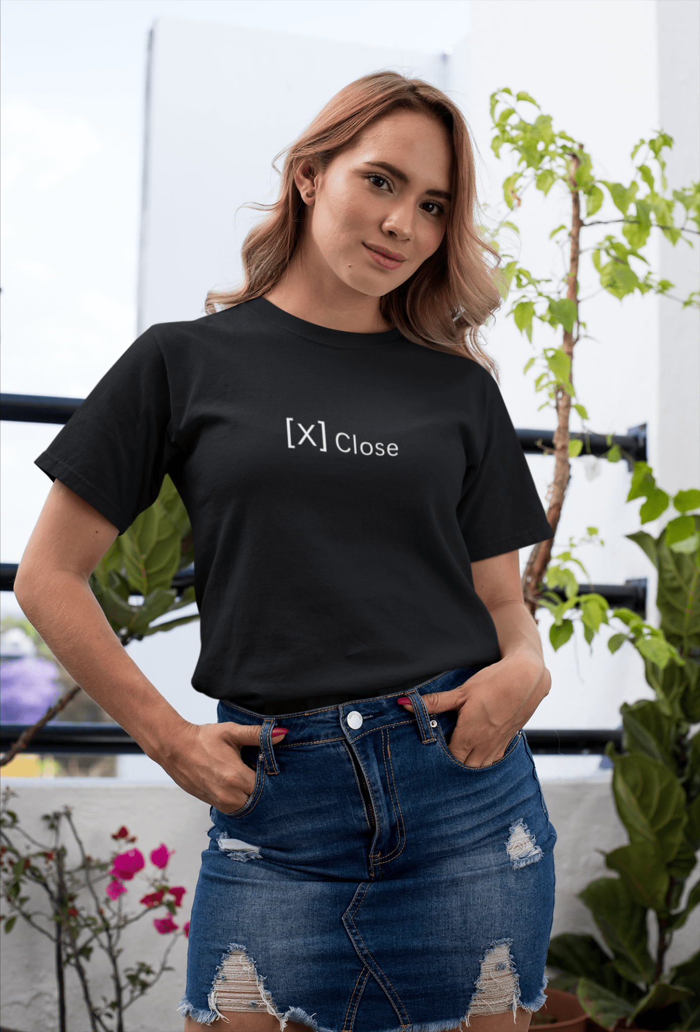 The [X] Close Anti - Social Graphic Tee - Funny Introvert Shirt - Guilty Kick Apparel
