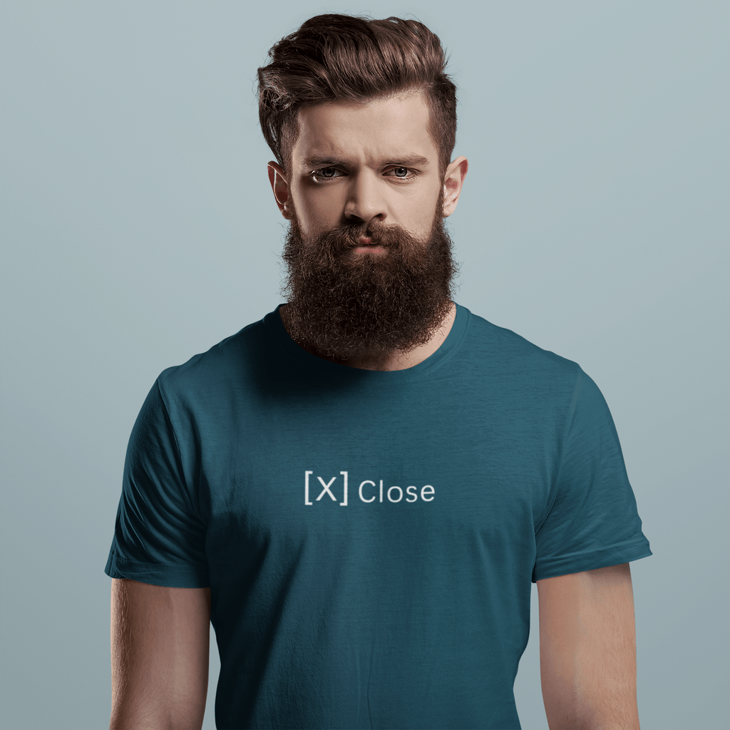 The [X] Close Anti - Social Graphic Tee - Funny Introvert Shirt - Guilty Kick Apparel