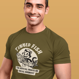 Tinned Fish Sailor Cat Retro T-Shirt Official Snack of Social Burnout Vintage 1930s Cartoon Tee - Guilty Kick Apparel