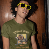 Tomato Identity Crisis T-Shirt, Socially a Vegetable Mentally Exhausted Funny Fruit Parody - Guilty Kick Apparel